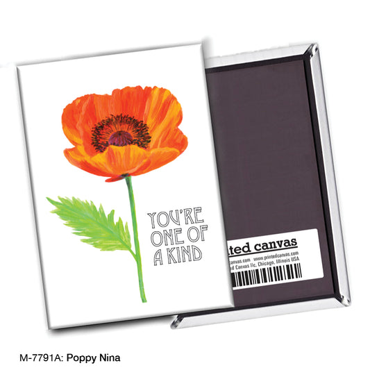 Poppy Nina, Magnet (M-7791A), front, printedcanvas.com