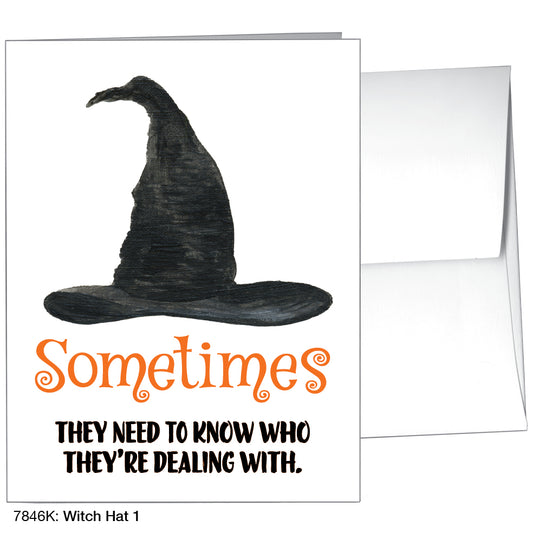 Witch Hat 1, Greeting Card (7846K), A2, printedcanvas.com