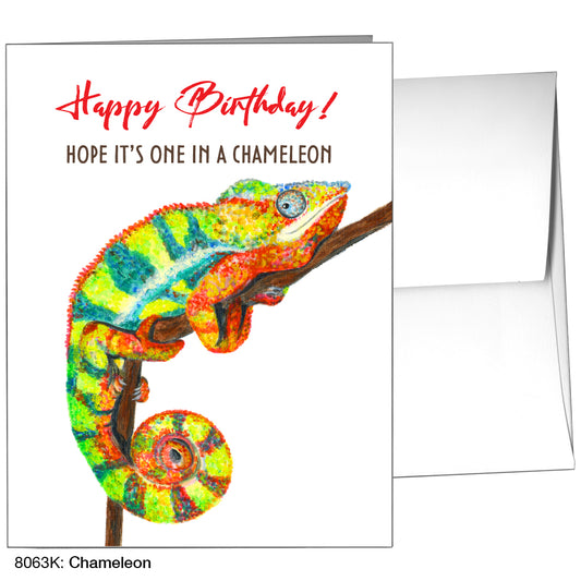 Chameleon, Greeting Card (8063K), A2, printedcanvas.com