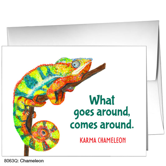 Chameleon, Greeting Card (8063Q), A2, printedcanvas.com