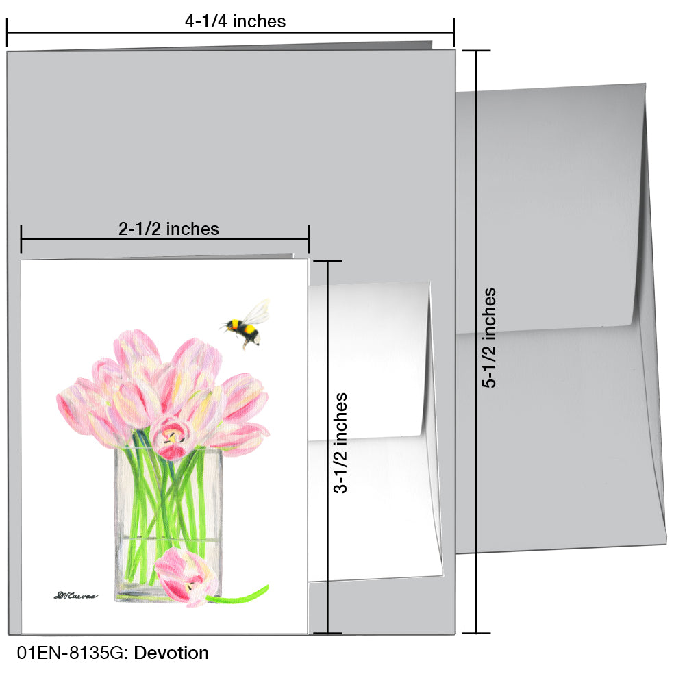 Devotion, Greeting Card (8135G), Enclosure Card, www.printedcanvas.com