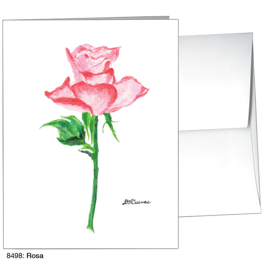 Rosa, Greeting Card (8498B), A2 Card Front, www.printedcanvas.com