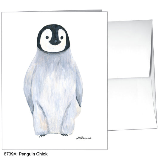 Penguin Chick, Greeting Card (8739A), A2 Card Front, www.printedcanvas.com