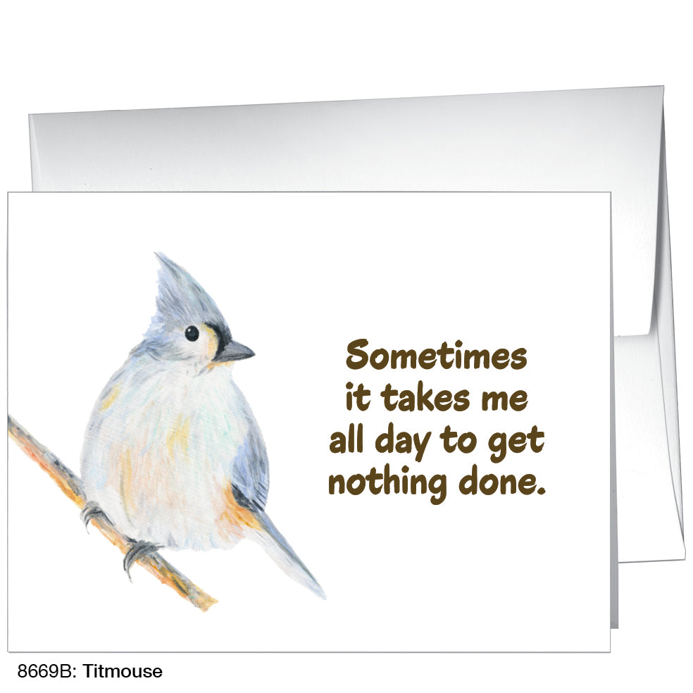 Titmouse, Greeting Card (8669B), A2, printedcanvas.com