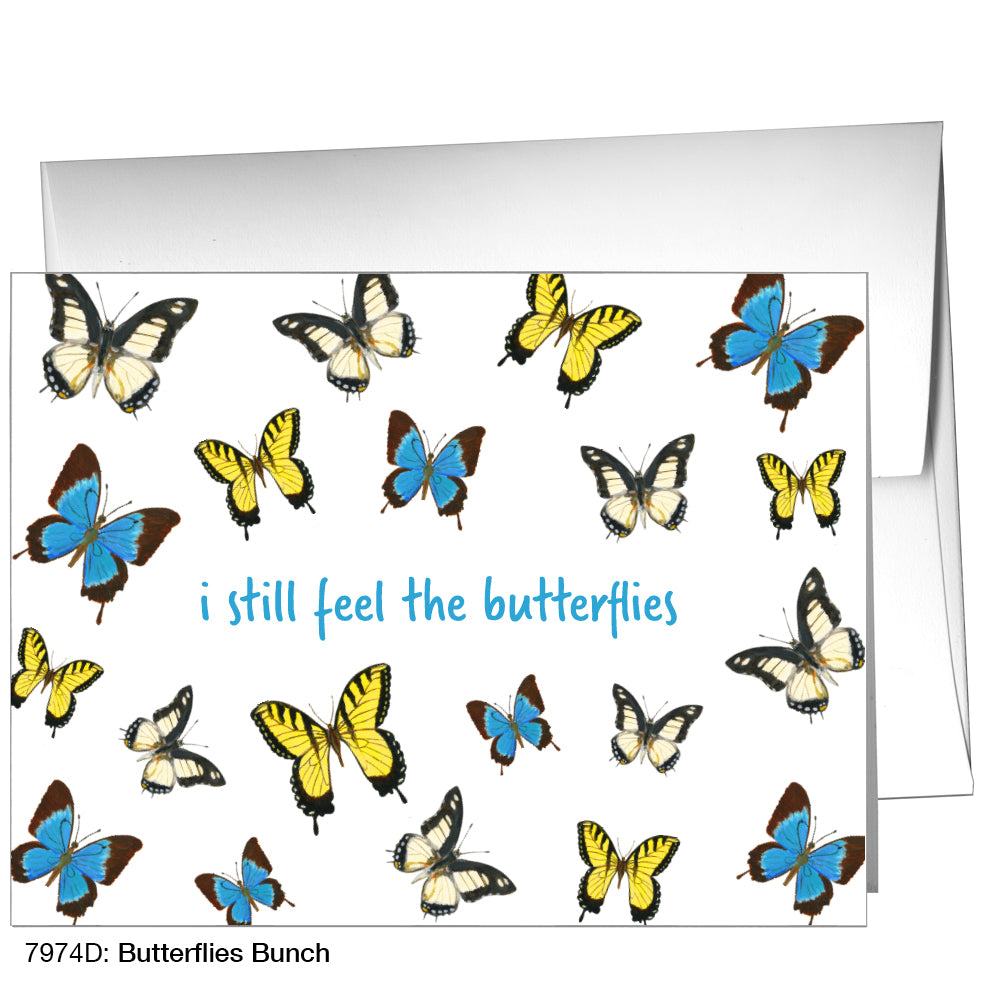 Butterflies Bunch, Greeting Card (7974D), A2, printedcanvas.com