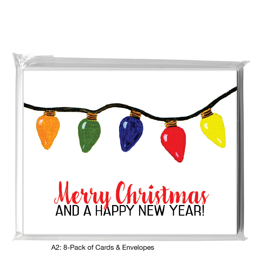 Lights, Greeting Card (7327H), A2 8-Pack, printedcanvas.com