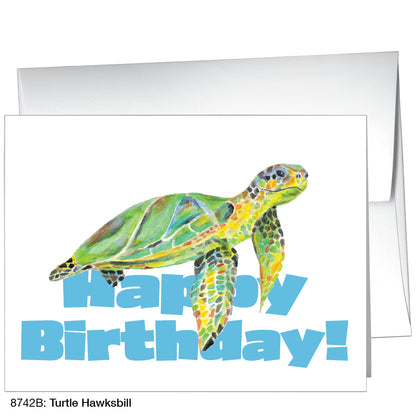 Turtle Hawksbill, Greeting Card (8742B), A2 Card, www.printedcanvas.com