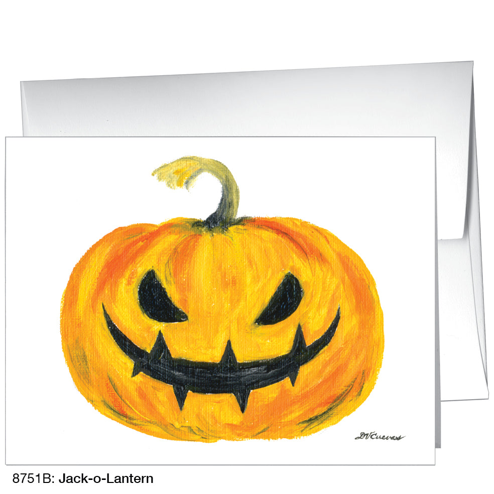 Jack-o-lantern, Greeting Card (8750A), A2, printedcanvas.com