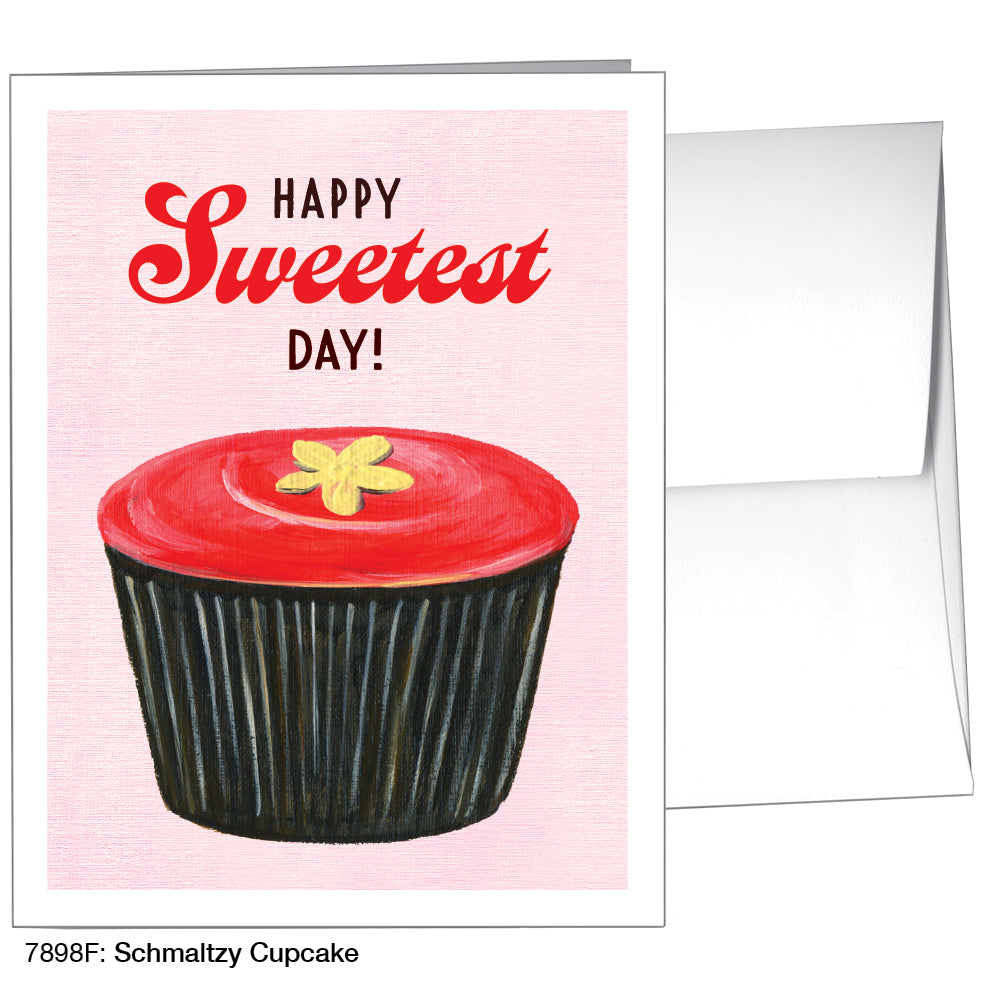 Schmaltzy Cupcake, Greeting Card (7898F), A2, printedcanvas.com
