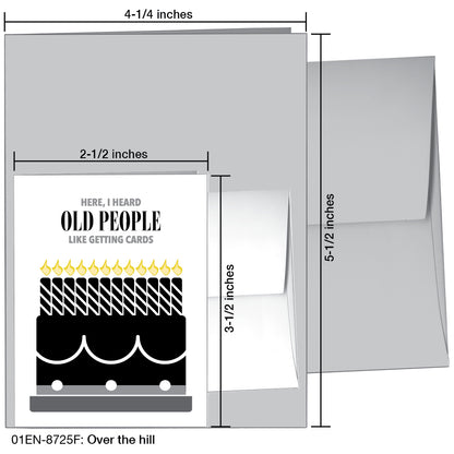 Over the hill, Greeting Card (8725F), Enclosure, printedcanvas.com