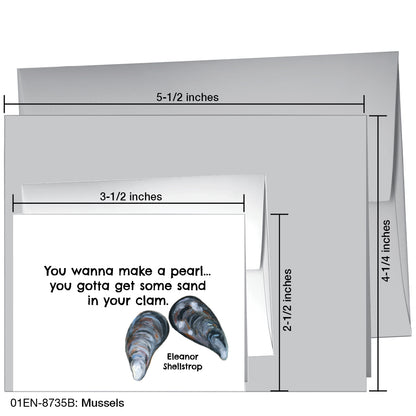 Mussels, Greeting Card (8735B), Enclosure, printedcanvas.com