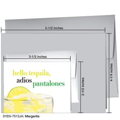 Margarita, Greeting Card (7513JA), Enclosure, printedcanvas.com