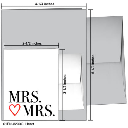 Heart, Greeting Card (8230G), Enclosure, printedcanvas.com