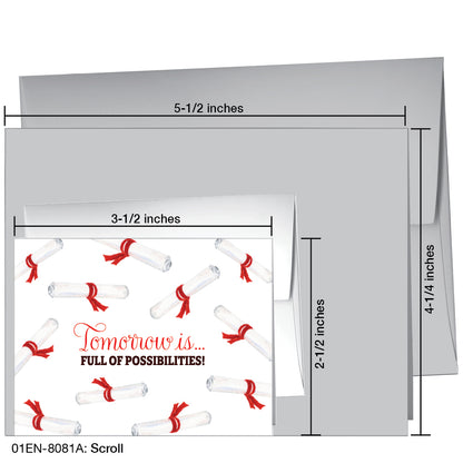 Scroll, Greeting Card (8081A), Enclosure Card, printedcanvas.com