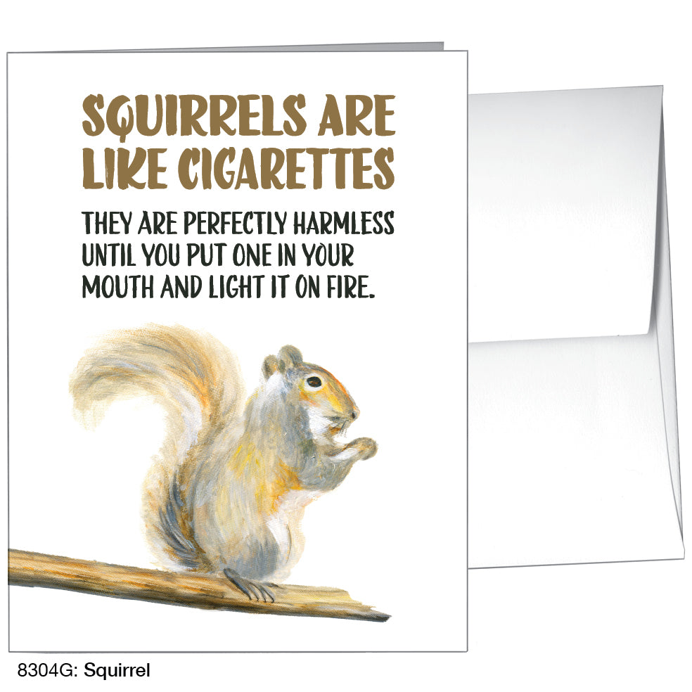 Squirrel, Greeting Card (8304G), A2, printedcanvas.com
