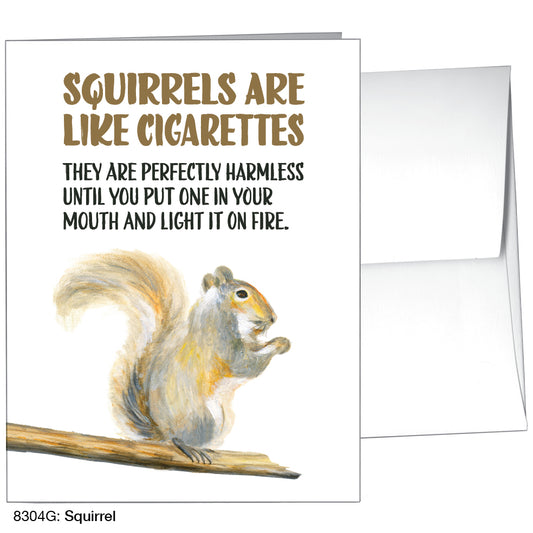 Squirrel, Greeting Card (8304G), A2, printedcanvas.com