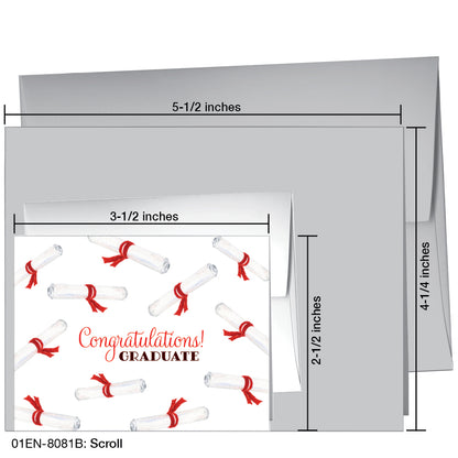 Scroll, Greeting Card (8081B), Enclosure Card, printedcanvas.com