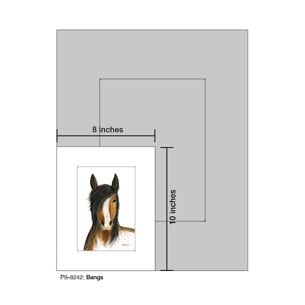 Bangs, Print (#8242A), Print Matted, www.printedcanvas.com