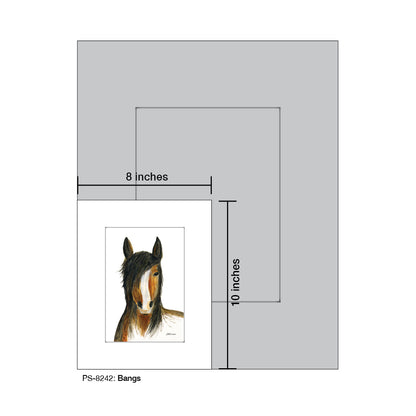 Bangs, Print (#8242A), Print Matted, www.printedcanvas.com