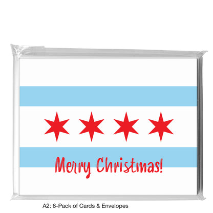 Hello, from Chicago, Greeting Card (8399H), 8-Pack, www.printedcanvas.com