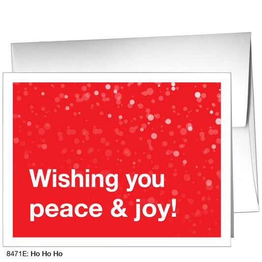 Ho Ho Ho, Greeting Card (8471E), A2, printedcanvas.com