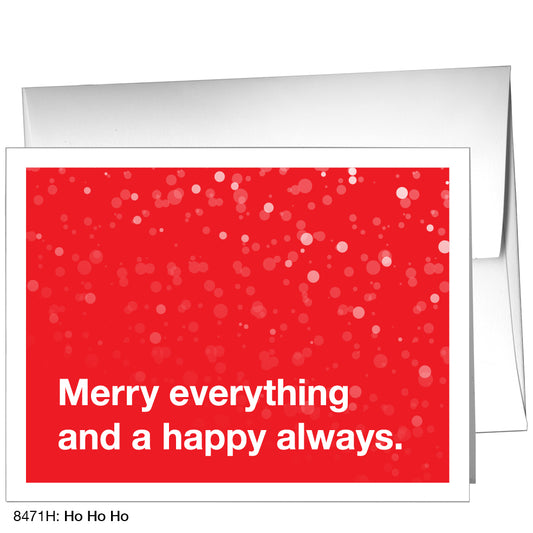 Ho Ho Ho, Greeting Card (8471H), A2, printedcanvas.com