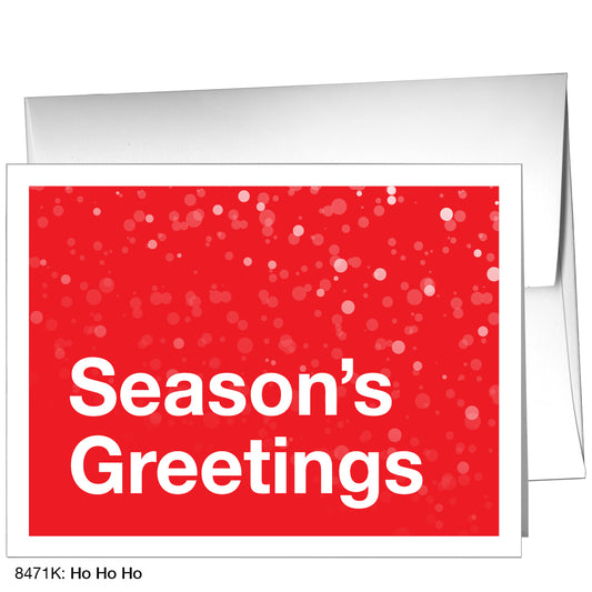 Ho Ho Ho, Greeting Card (8471K), A2, printedcanvas.com