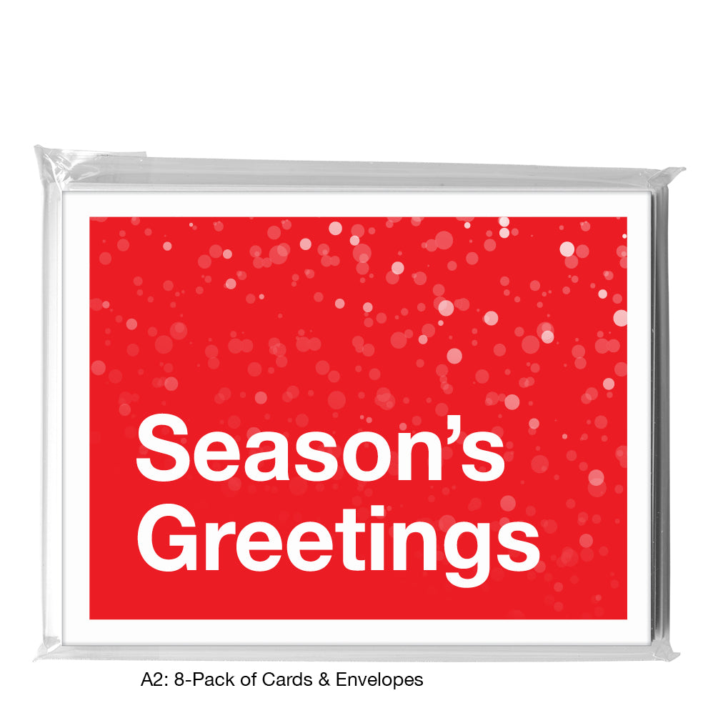 Ho Ho Ho, Greeting Card (8471K), A2 8-Pack, printedcanvas.com