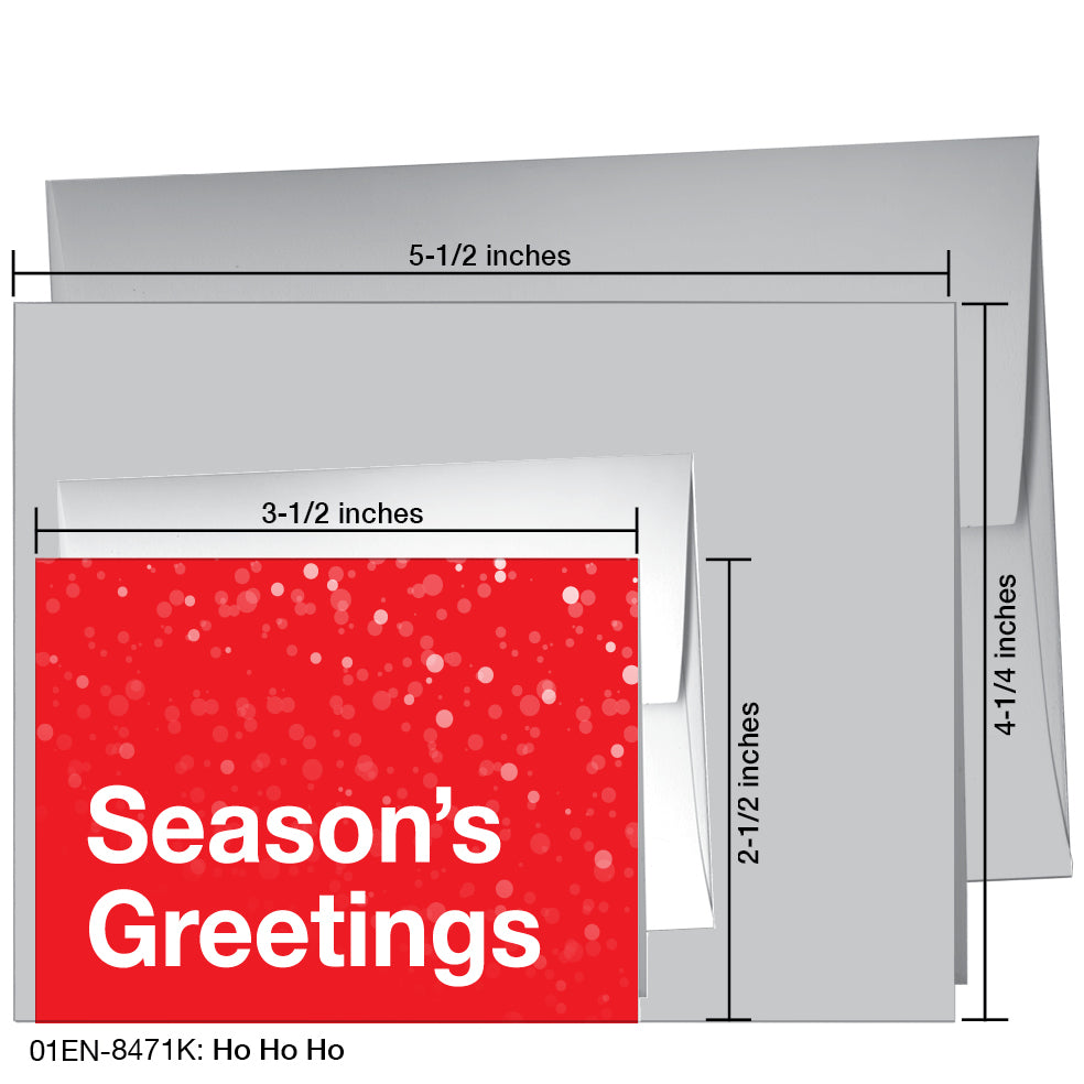 Ho Ho Ho, Greeting Card (8471K), Enclosure, printedcanvas.com