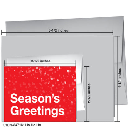 Ho Ho Ho, Greeting Card (8471K), Enclosure, printedcanvas.com