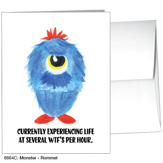 Monster - Rommel, Greeting Card (8664C), A2, printedcanvas.com