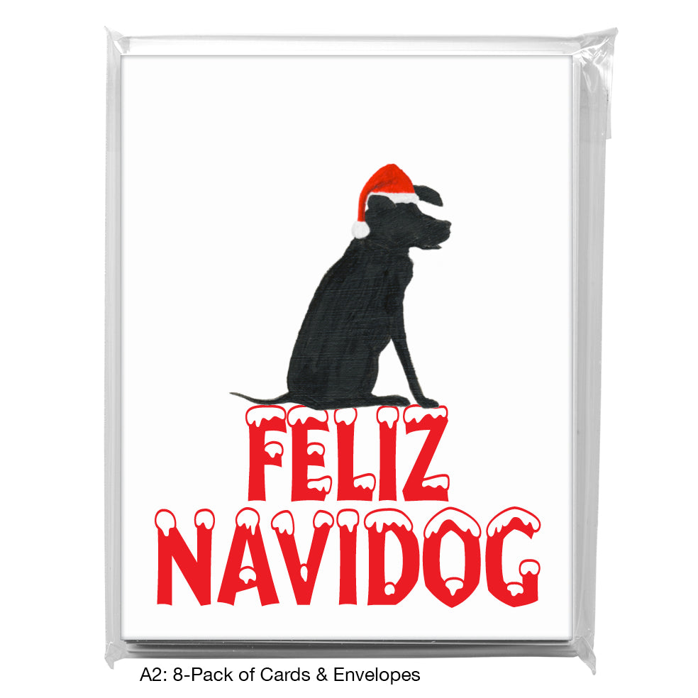 Dog Silhouette, Greeting Card (8361T), A2 8-Pack, printedcanvas.com