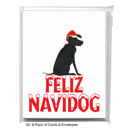 Dog Silhouette, Greeting Card (8361T), A2 8-Pack, printedcanvas.com