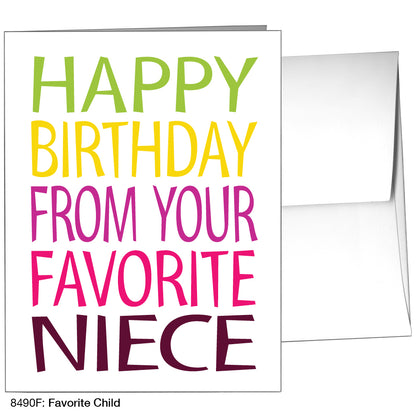 Favorite Child, Greeting Card (8490F), A2, printedcanvas.com