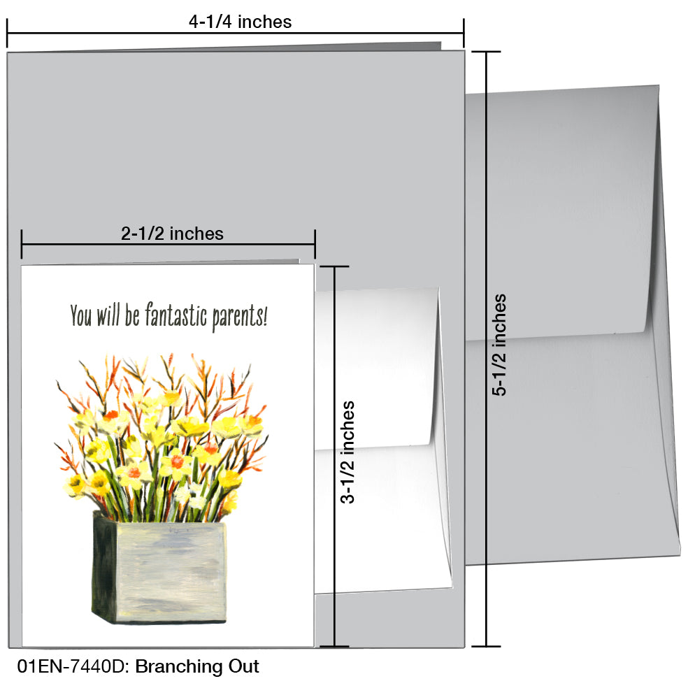 Branching Out, Greeting Card (7440D), Enclosure, printedcanvas.com