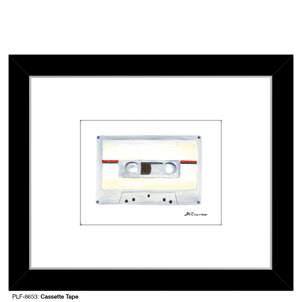 Cassette Tape, Print (#8653) - Printed Canvas