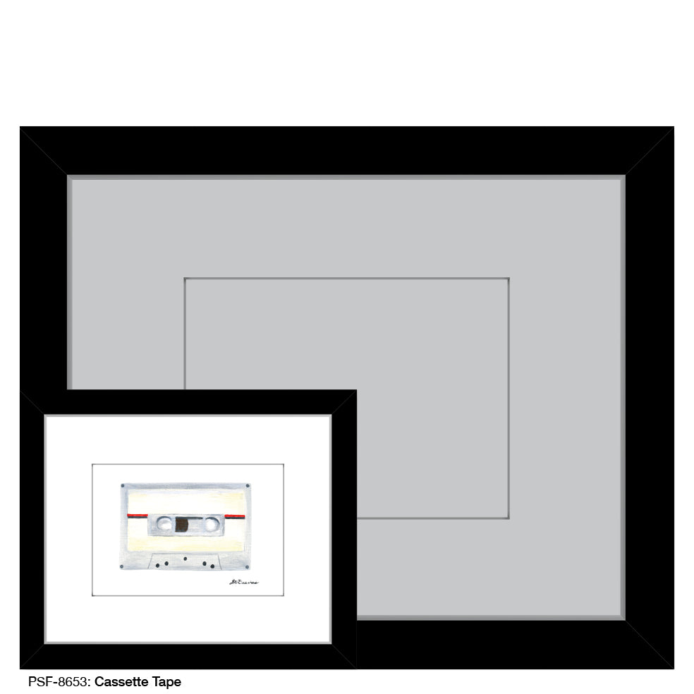 Cassette Tape, Print (#8653) - Printed Canvas