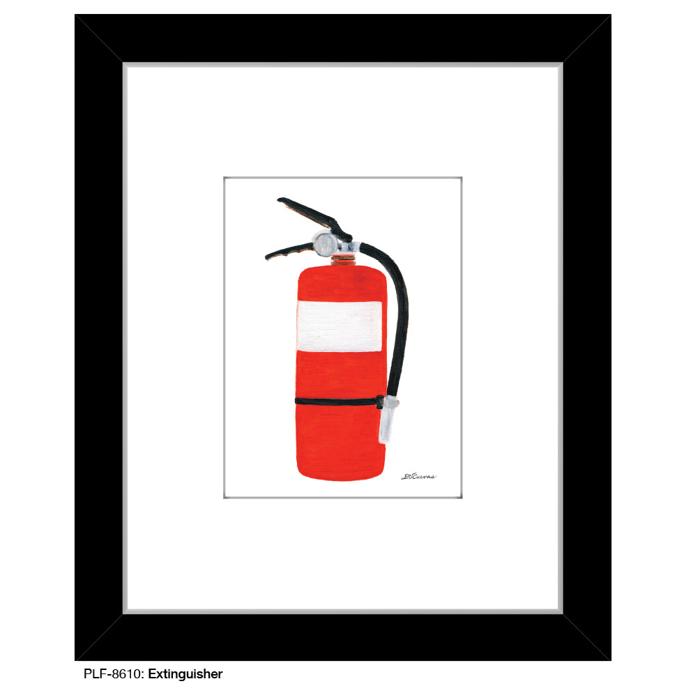 Extinguisher, Print (#8610C), Print Matted, www.printedcanvas.com