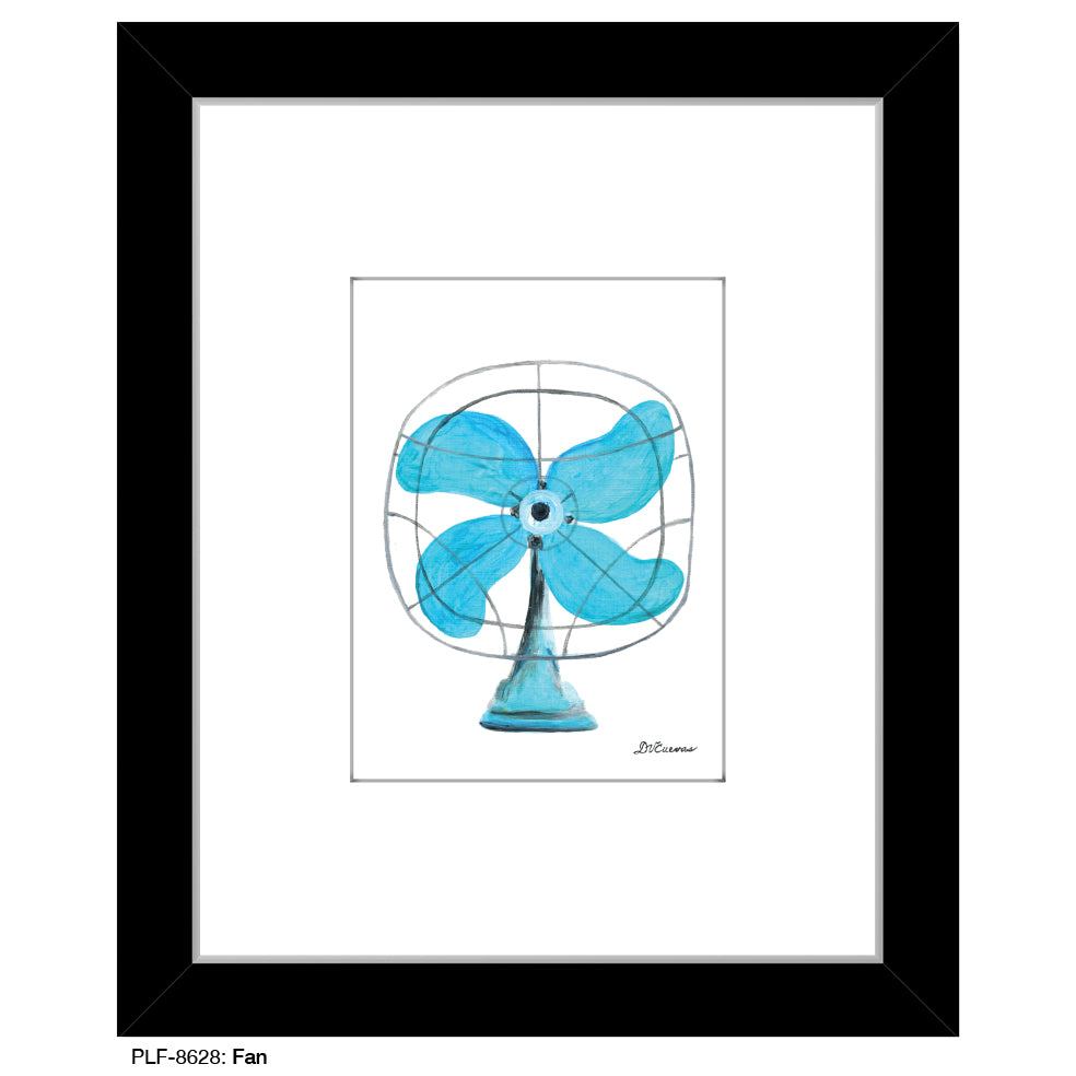 Fan, Print (#8628) - Printed Canvas