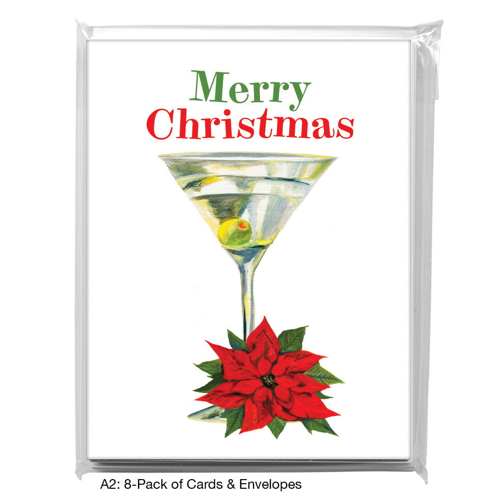 Martini, Greeting Card (7135D), A2 8-Pack, printedcanvas.com