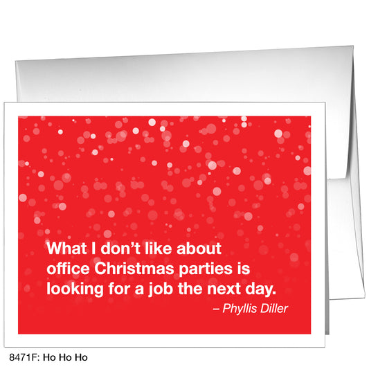 Ho Ho Ho, Greeting Card (8471F), A2, printedcanvas.com