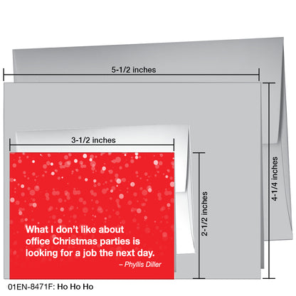 Ho Ho Ho, Greeting Card (8471F), Enclosure, printedcanvas.com