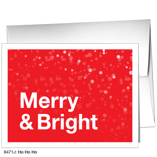 Ho Ho Ho, Greeting Card (8471J), A2, printedcanvas.com