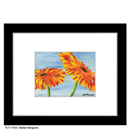 Gerber Sanguine, Print (#7496A), Print Matted, www.printedcanvas.com