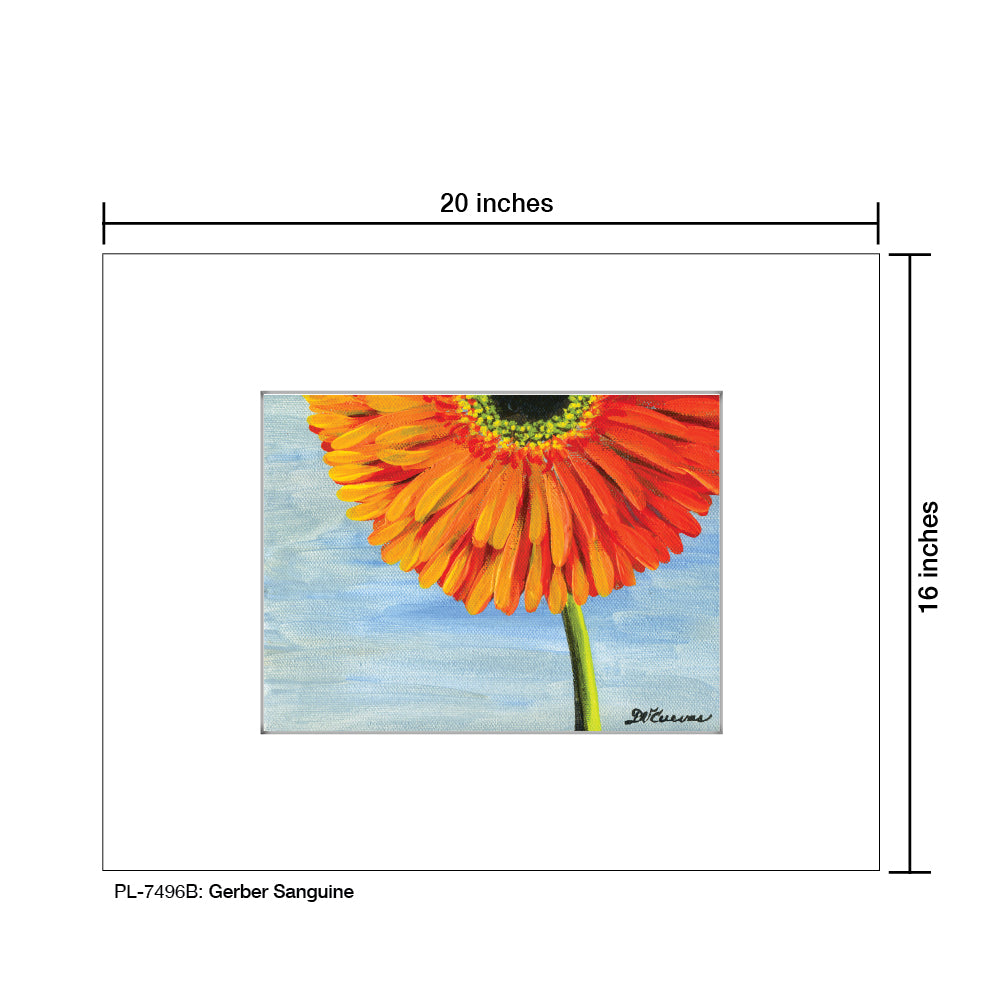 Gerber Sanguine, Print (#7496B) - Printed Canvas
