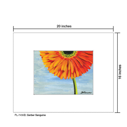 Gerber Sanguine, Print (#7496B) - Printed Canvas