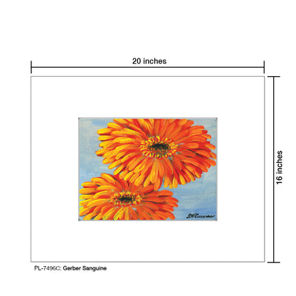 Gerber Sanguine, Print (#7496C) - Printed Canvas