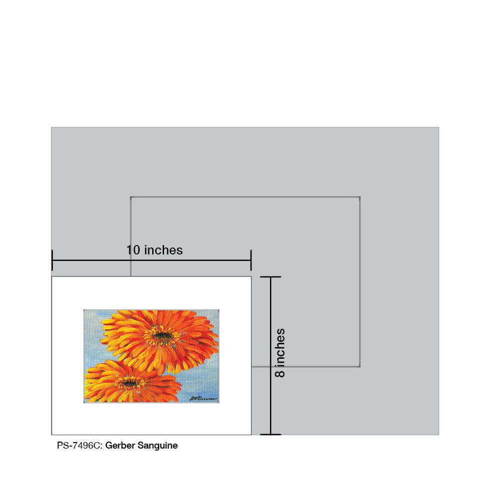 Gerber Sanguine, Print (#7496C) - Printed Canvas