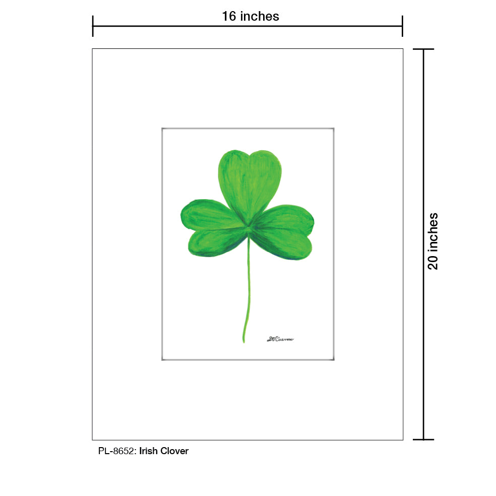 Irish Clover, Print (#8652) - Printed Canvas