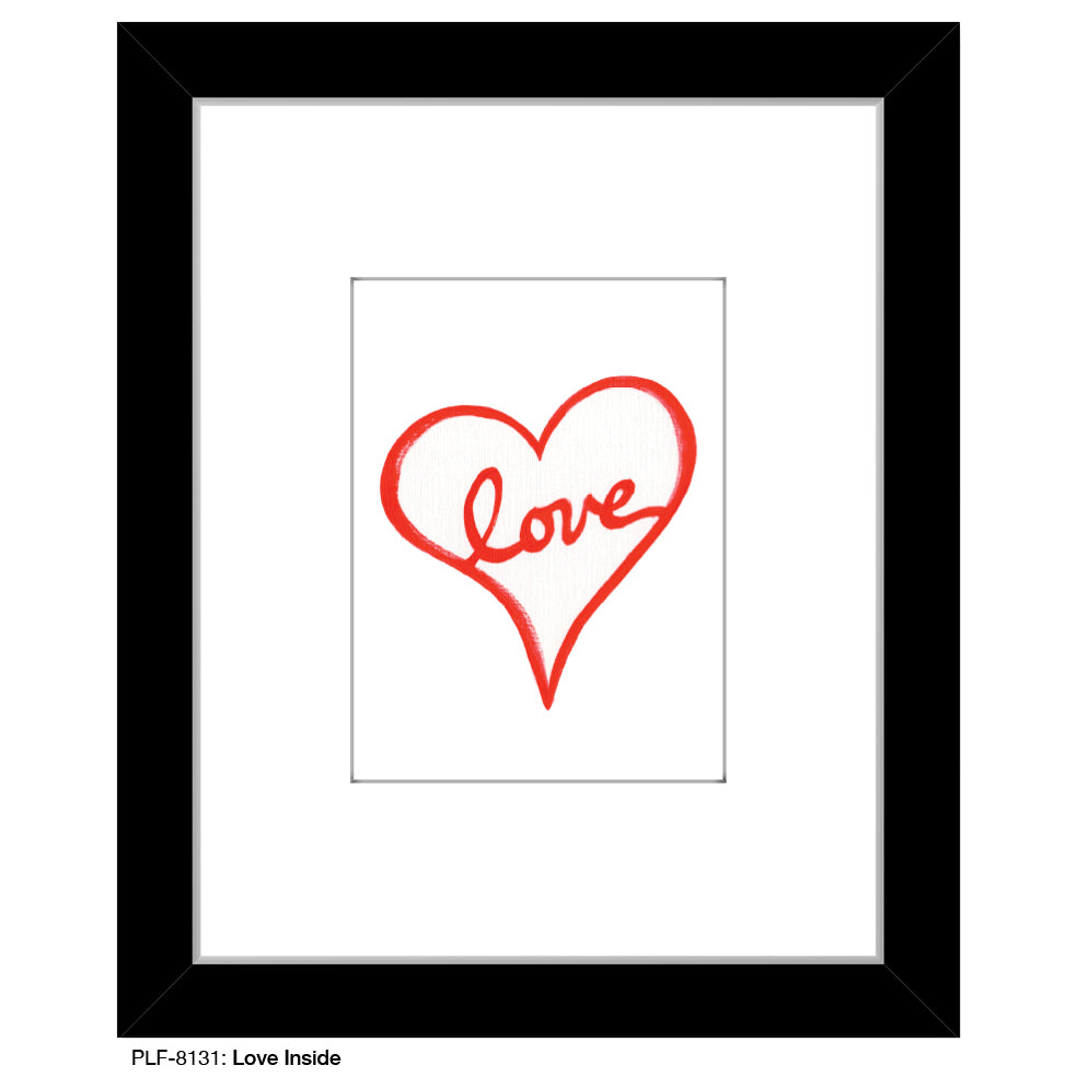 Love Inside, Print (#8131A), Print Matted, www.printedcanvas.com